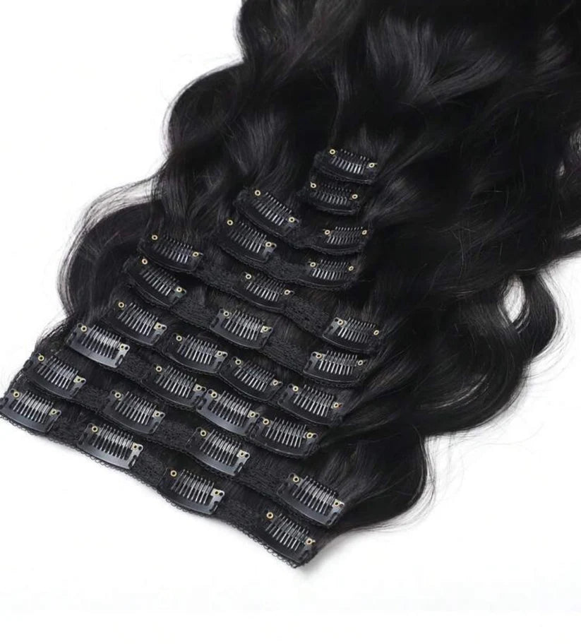 Luxury Human Hair Clip-In Extensions (10pc)