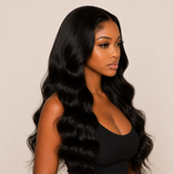 Body Wave Lace Front Wig (28") Crown Maison