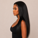 The Gloria — Straight Glueless Lace Wig (24") Crown Maison