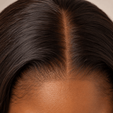 Black Brown Curly Wig (Human Blend)