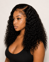 Brazilian Water Wave Glueless Lace Wig (22", 13x4)