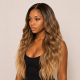Pre-Plucked Long Wavy Lace Wig